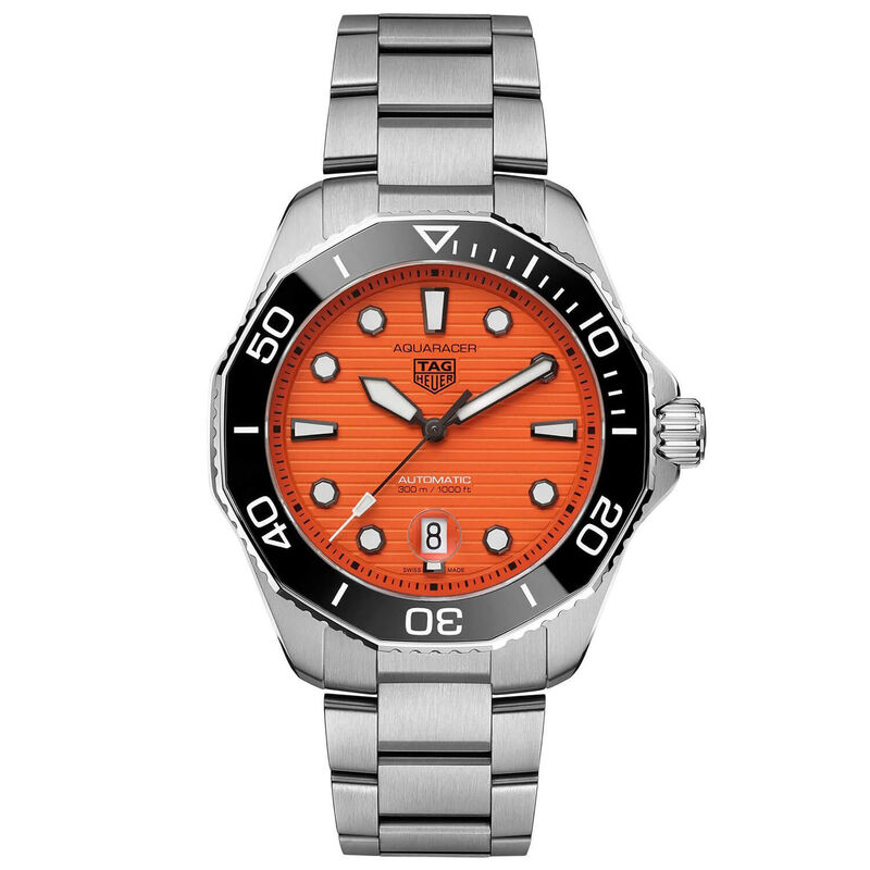 TAG HEUER AQUARACER Professional 300 Orange Diver Watch, 43mm image number 1