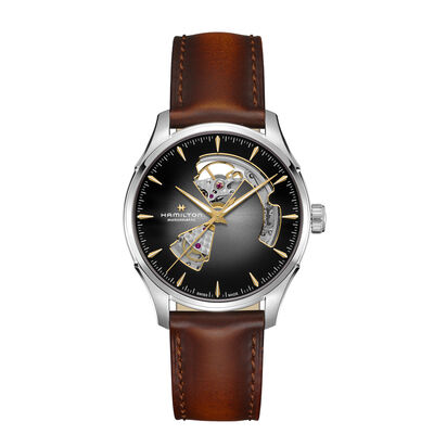 Hamilton Jazzmaster Open Heart Auto Champaigne Dial Watch, 40mm