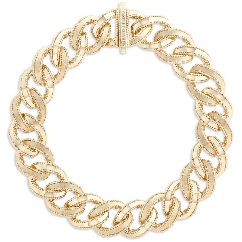 Toscano Eight-Inch Toscano Curb Bracelet, 14K Yellow Gold image number 0