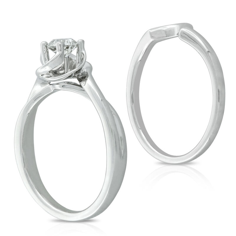 Diamond Bridal Set 14K, 3/8 ct. image number 2