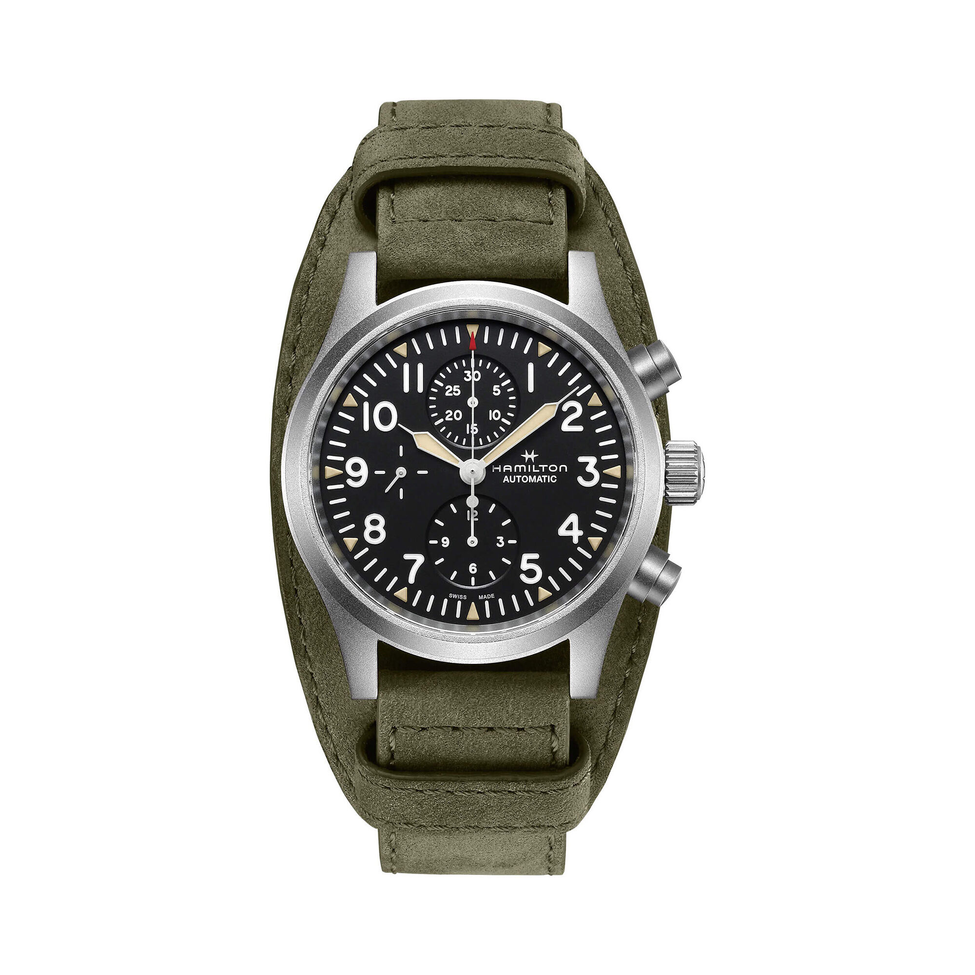 Hamilton Khaki Field Auto Chrono Black Dial Watch, 44mm Hamilton Khaki Field Auto Chrono Black Dial Watch, 44mm