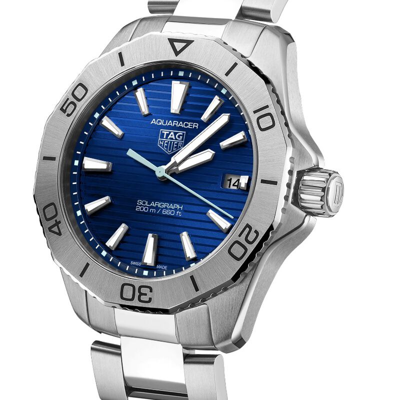 Tag Heuer Aquaracer Professional 200 Solargraph Watch Blue Dial, 40MM image number 2