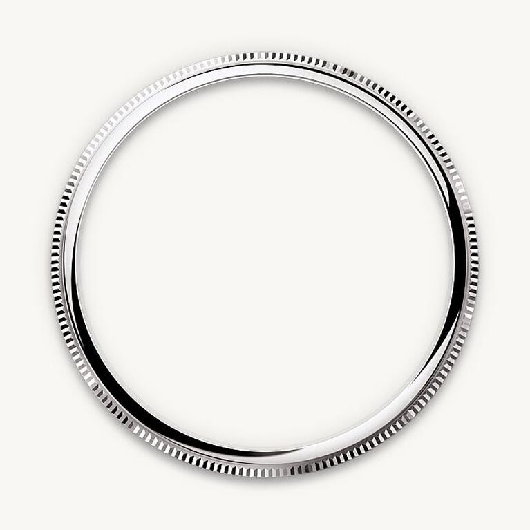 rolex 1908 in platinum, m52506-0003 - domed and fluted bezel - ben bridge