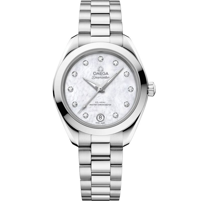 OMEGA Seamaster Aqua Terra 150M White Dial Watch, 30mm image number 0