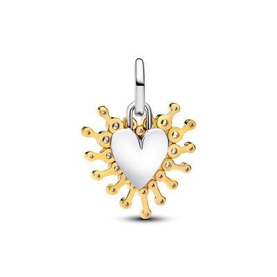 Pandora Radiant Heart Double Dangle Charm