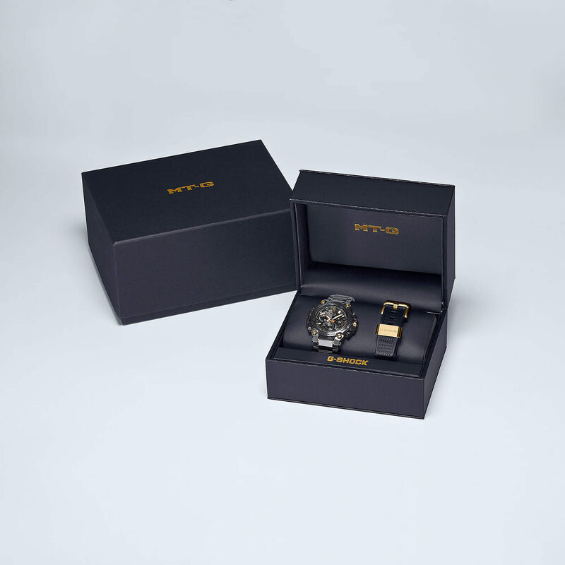 G-Shock MTGB3000 Series Watch Black Dial with Gold Accents, 51.9mm image number 2