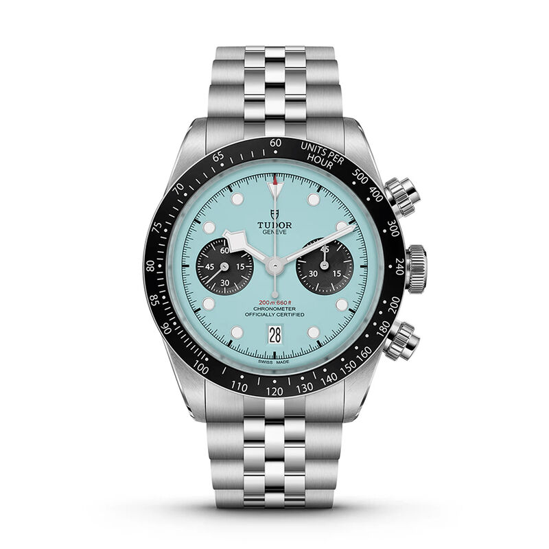 TUDOR Black Bay Chrono Turquoise Dial Watch, 41mm image number 0