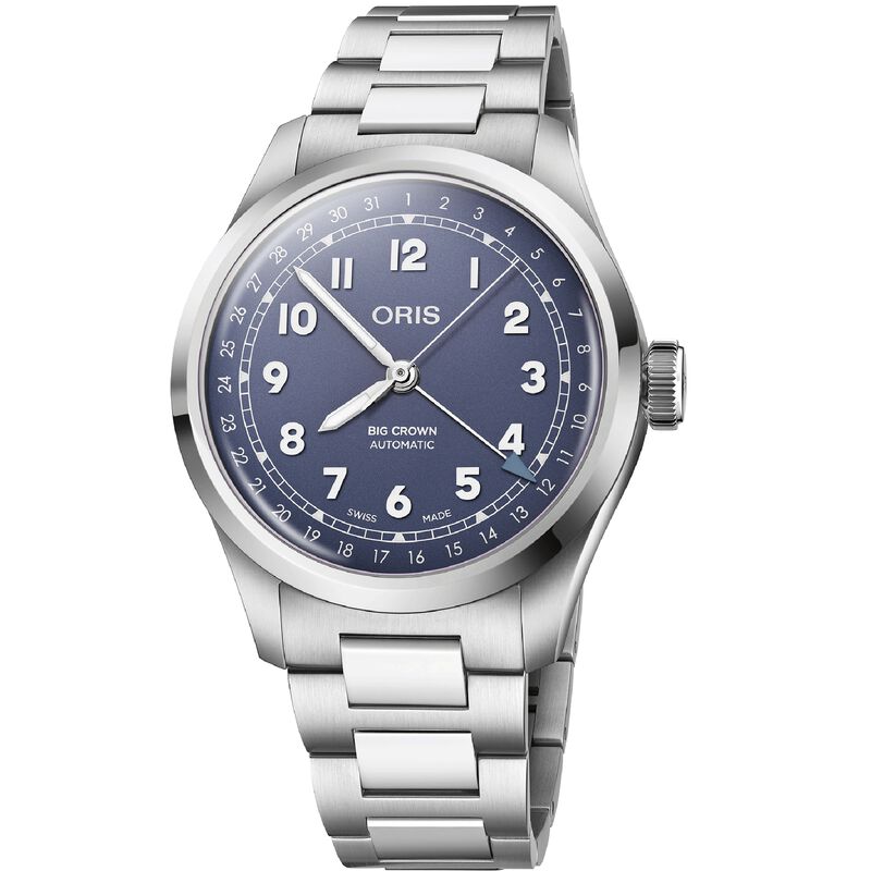 Oris Big Crown Pointer Date Lilac Dial Watch, 40mm image number 0