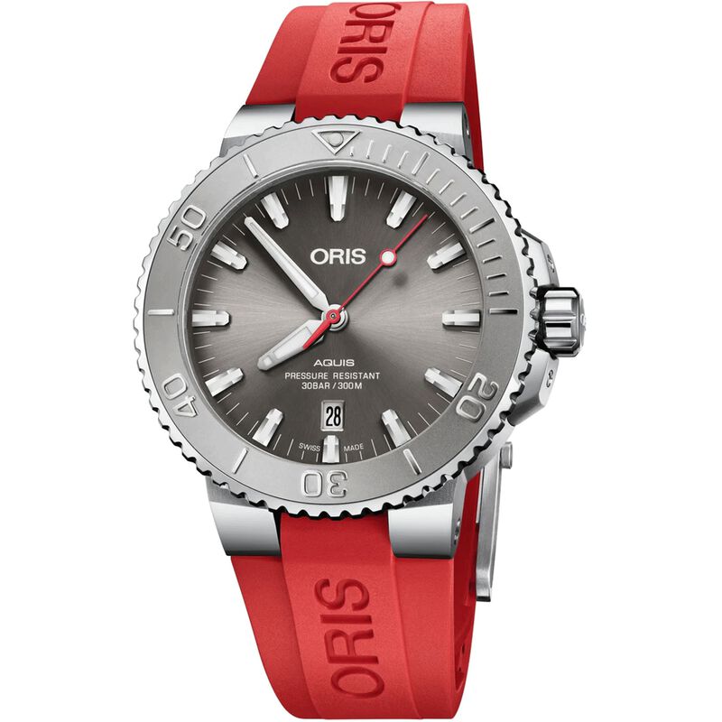 Oris Aquis Date Relief Grey Dial Watch, 43.50 image number 0