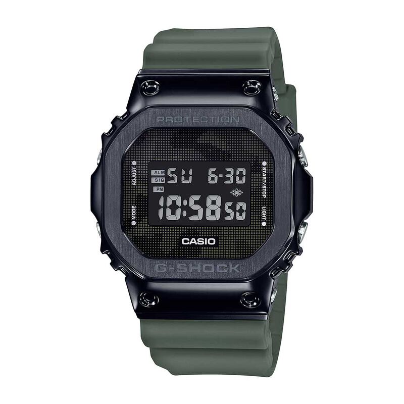 G-Shock Camo Stainless Steel Case Digital Watch image number 0