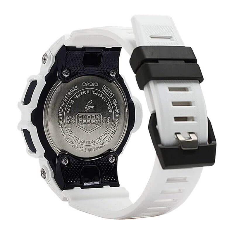 G-Shock Power Trainer Bluetooth White Watch, 51.3mm image number 2