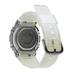 G-Shock Steel White Strap Rectangular Watch, 43.8mm