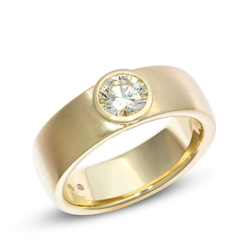Classic Bella Ponte Round Diamond Engagement Ring, 1 Carat, 14K Yellow Gold image number 0