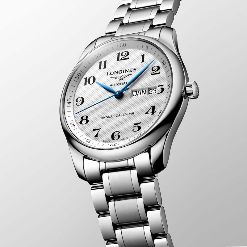 Longines Master Collection Watch Silver Dial Steel Bracelet, 40mm image number 2