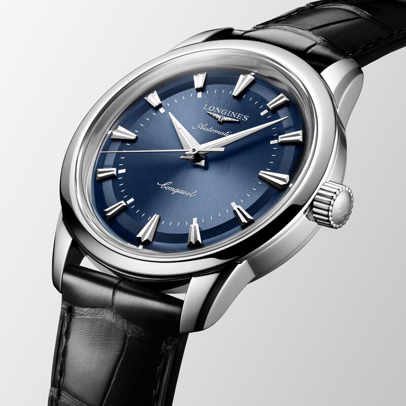 Longines Conquest Heritage Blue Dial Watch, 38mm image number 2