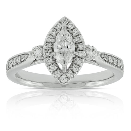 Marquise Diamond Ring 14K