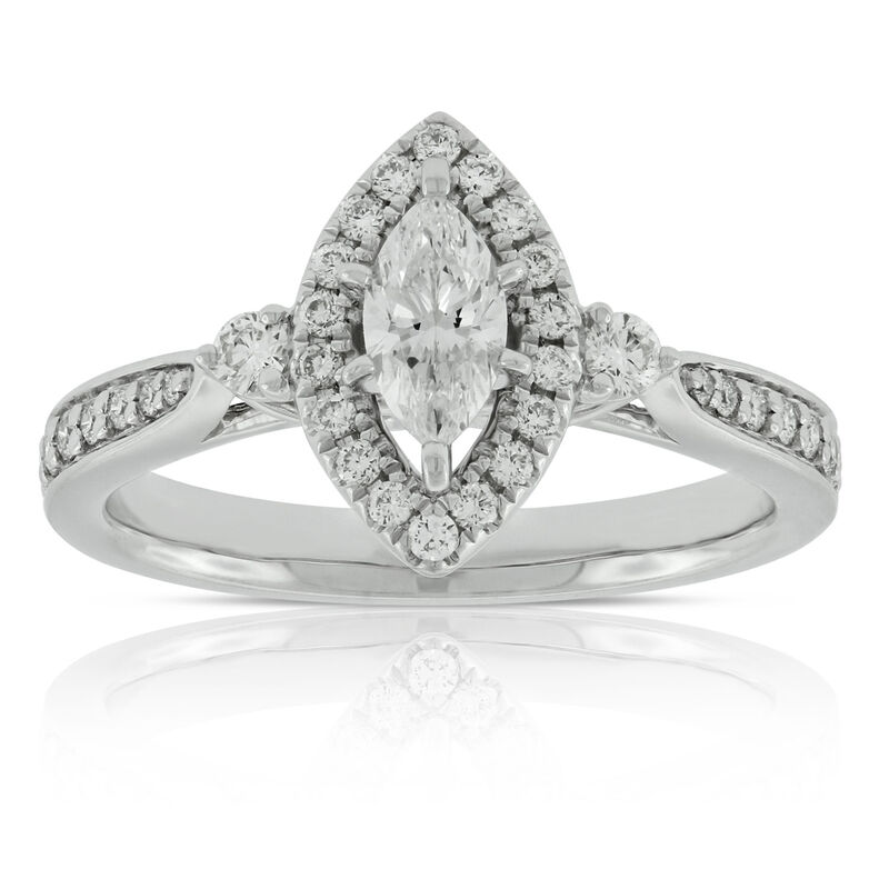 Marquise Diamond Ring 14K image number 0