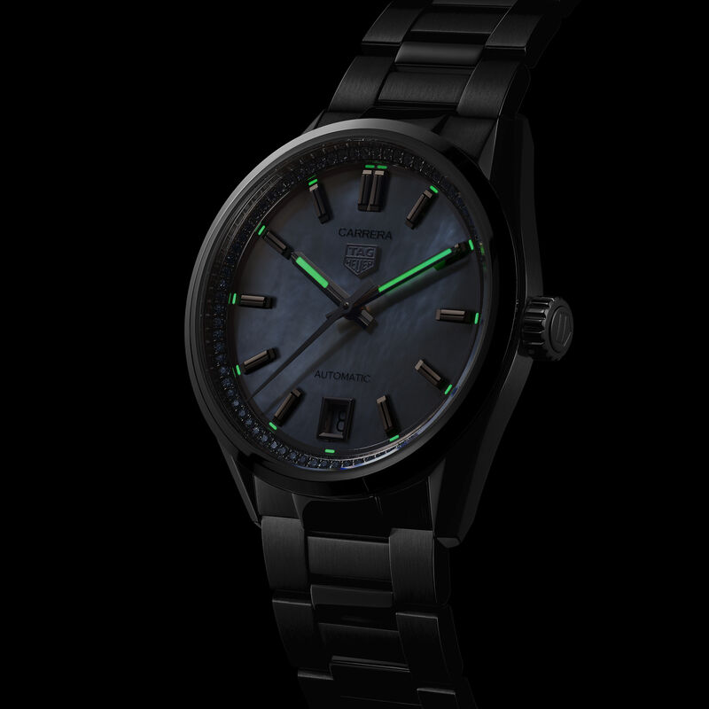 TAG Heuer Carrera Date White Dial Watch, 36mm image number 4