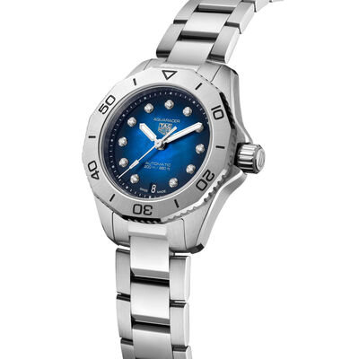 TAG Heuer Aquaracer Professional 200 Date Blue Dial Watch, 30mm