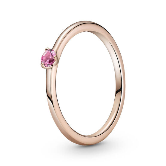 Pandora Pink Solitaire CZ Ring