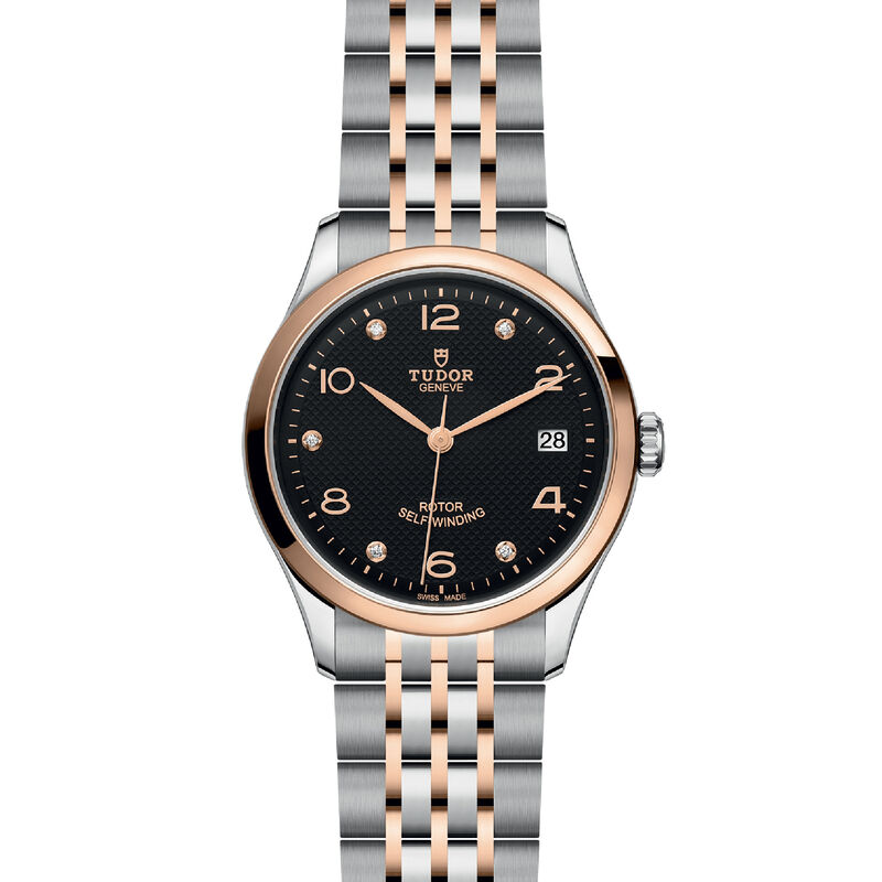 TUDOR 1926 Watch Steel Case Black Dial Steel And Rose Gold Bracelet, 36mm image number 1