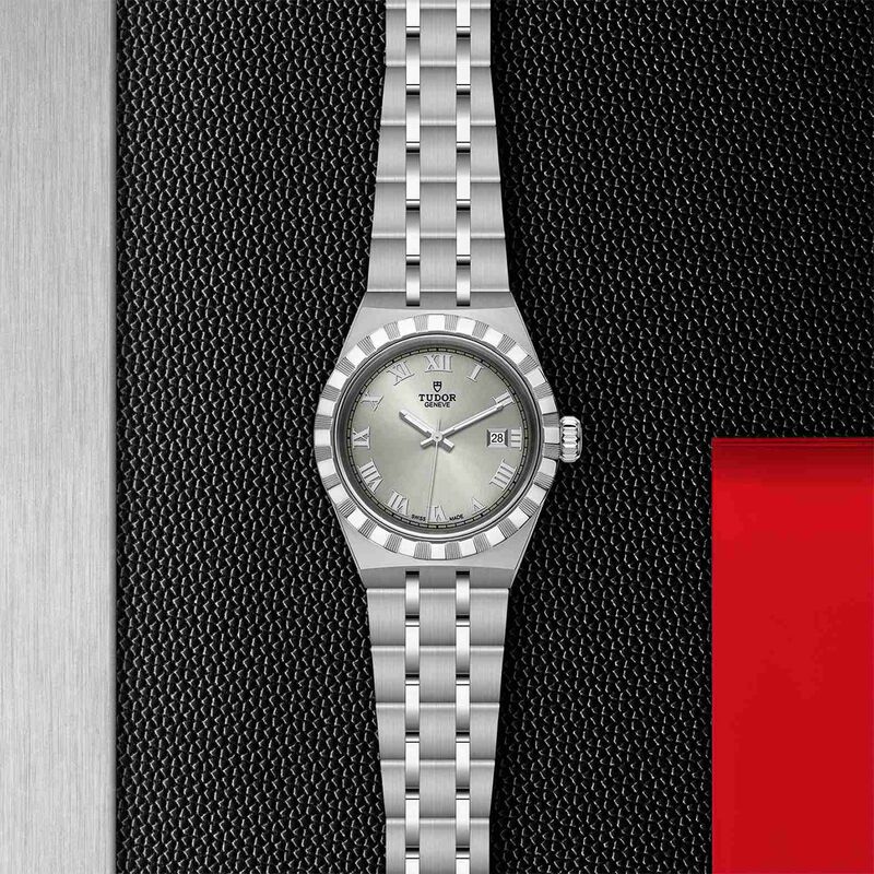 TUDOR Royal Watch Steel Case Silver Dial Steel Bracelet, 28mm image number 3