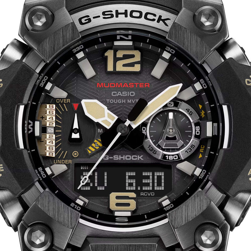 G-Shock Master of G-Land Mudmaster Watch Black Dial Black Resin Strap, 58.7mm image number 5