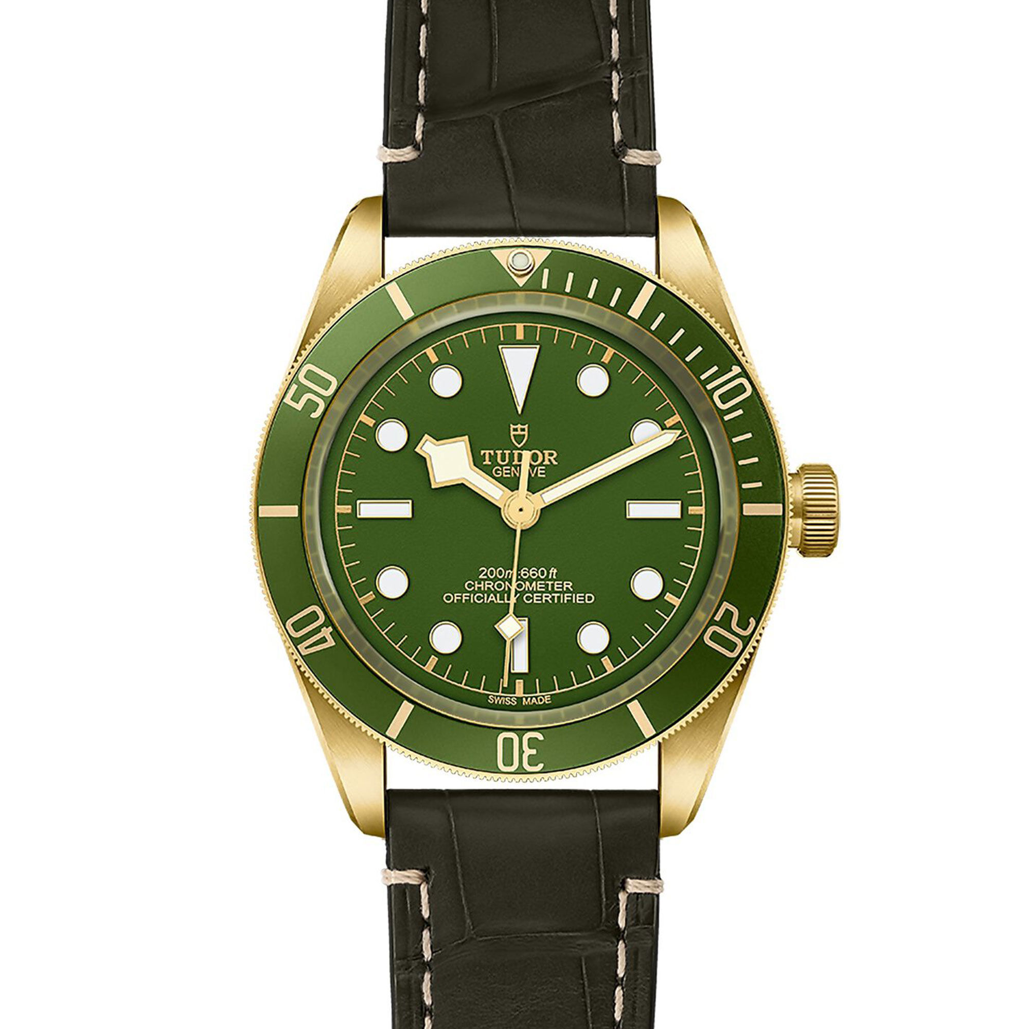 TUDOR Black Bay 58 18K Green Dial Watch, 39mm