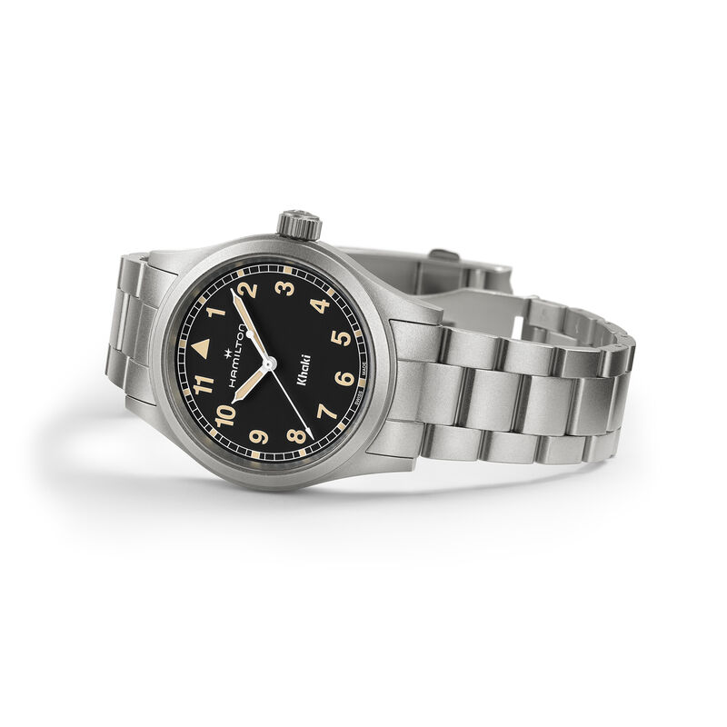 Hamilton Khaki Field Quartz Watch Black Dial, 38mm image number 4