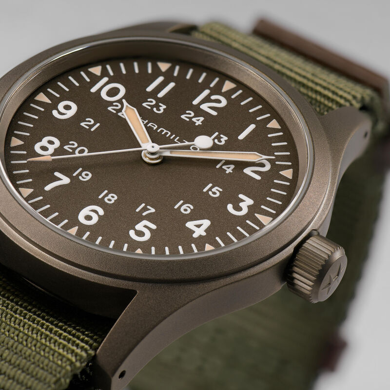 Hamilton Khaki Field Mechanical Watch Green Dial, 38mm image number 2