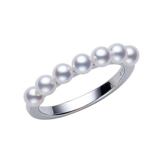 Mikimoto Akoya Cultured Pearl Ring 18K