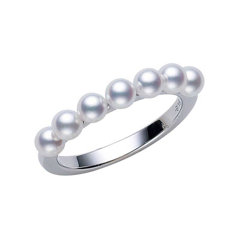Mikimoto Akoya Cultured Pearl Ring 18K image number 1
