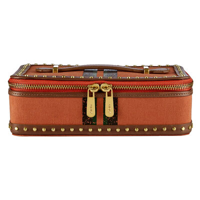 WOLF Ida Travel Zip Jewelry Case