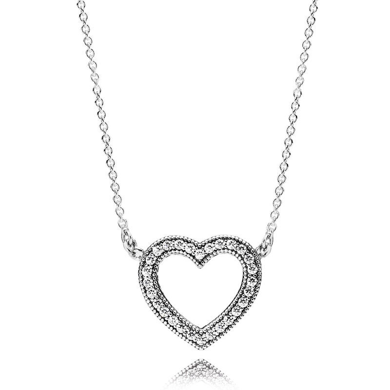 Pandora Loving Hearts CZ Necklace image number 1