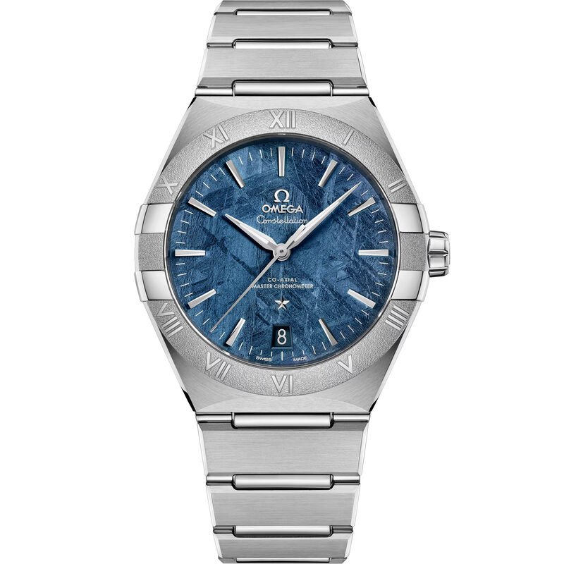 OMEGA Constellation Steel on Steel Blue Dial Watch, 41mm image number 0