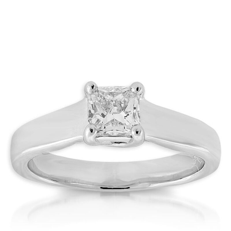 Ikuma Canadian Princess Cut Diamond Solitaire Ring 14K, 3/4 ct. image number 6