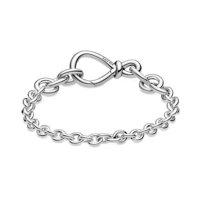 Pandora Chunky Infinity Knot Chain Bracelet image number 1