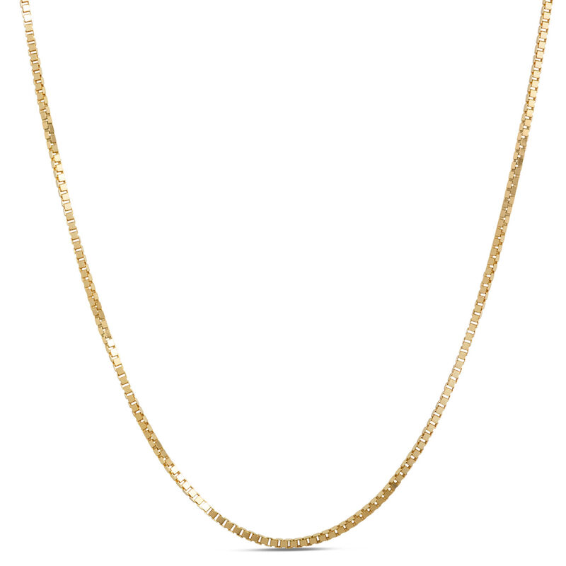 Box Link Necklace, 14K Yellow Gold image number 0