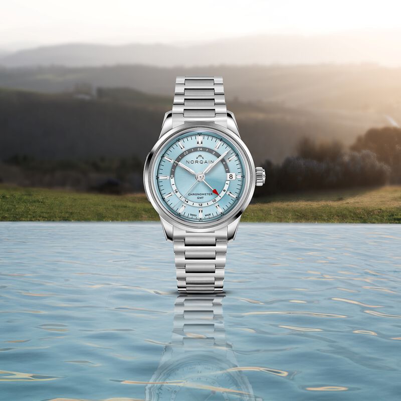 NORQAIN Freedom 60 GMT Blue Dial Watch, 40mm image number 1