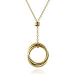 Toscano Interlocking Rings Necklace 18K
