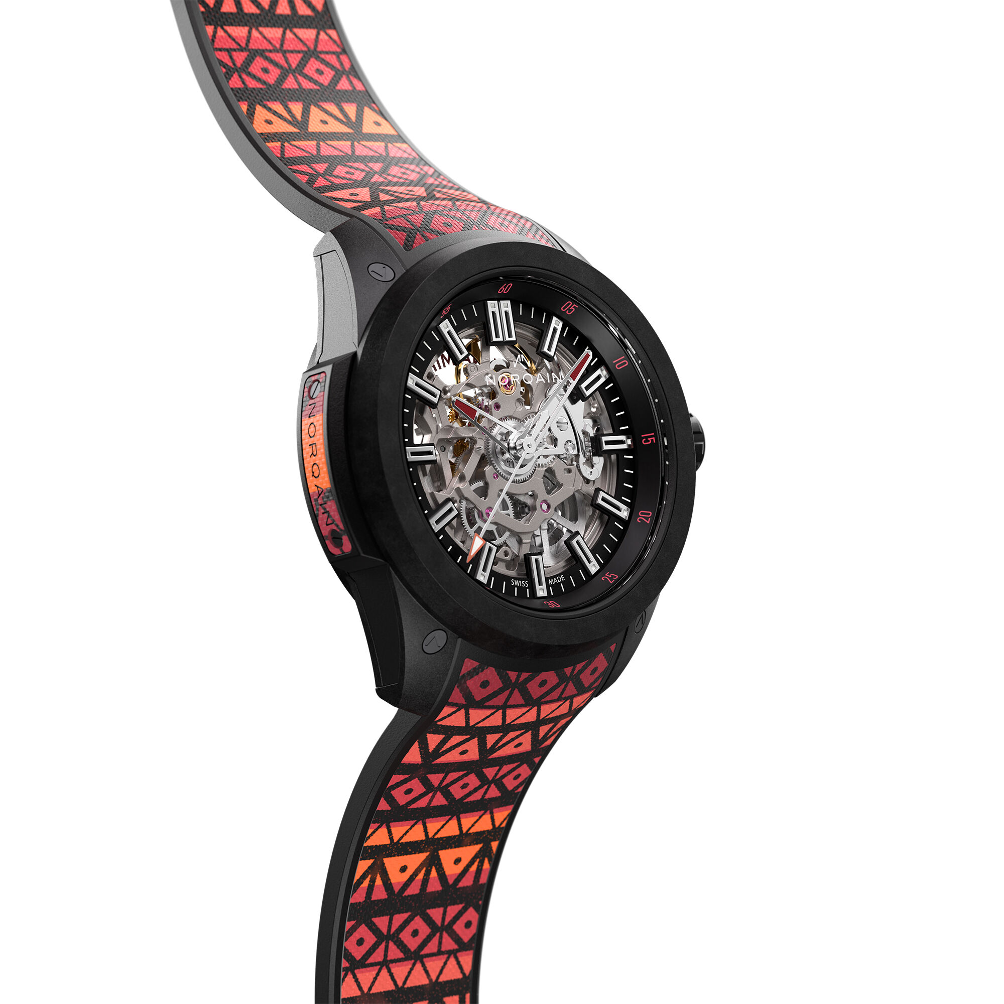 nitorikun NORQAIN Independence Skeleton Chrono 42 Orange – The Watch Pages