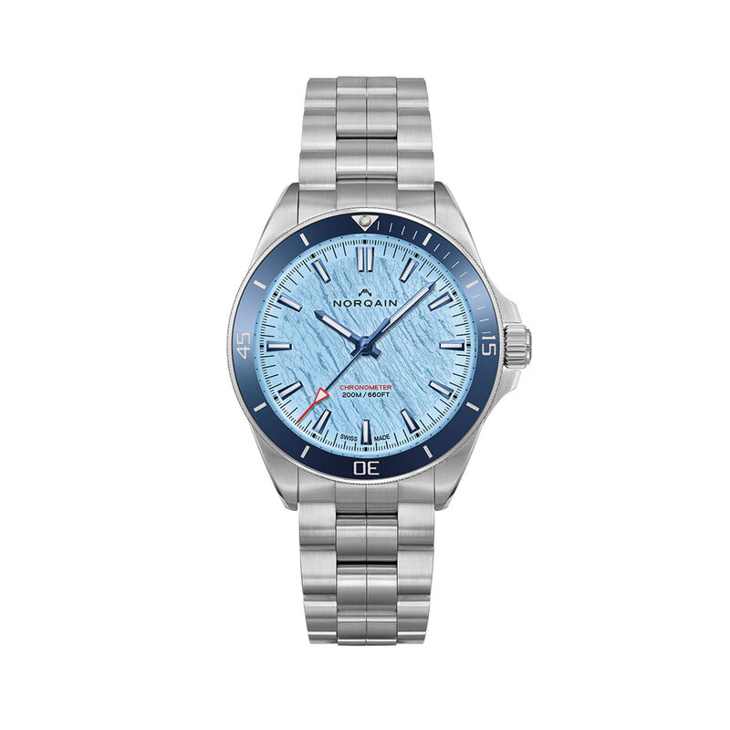 NORQAIN Neverest Glacier Blue Dial Watch, 40mm image number 0