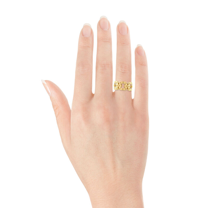 Roberto Coin Pois Moi Link Ring 18K image number 1