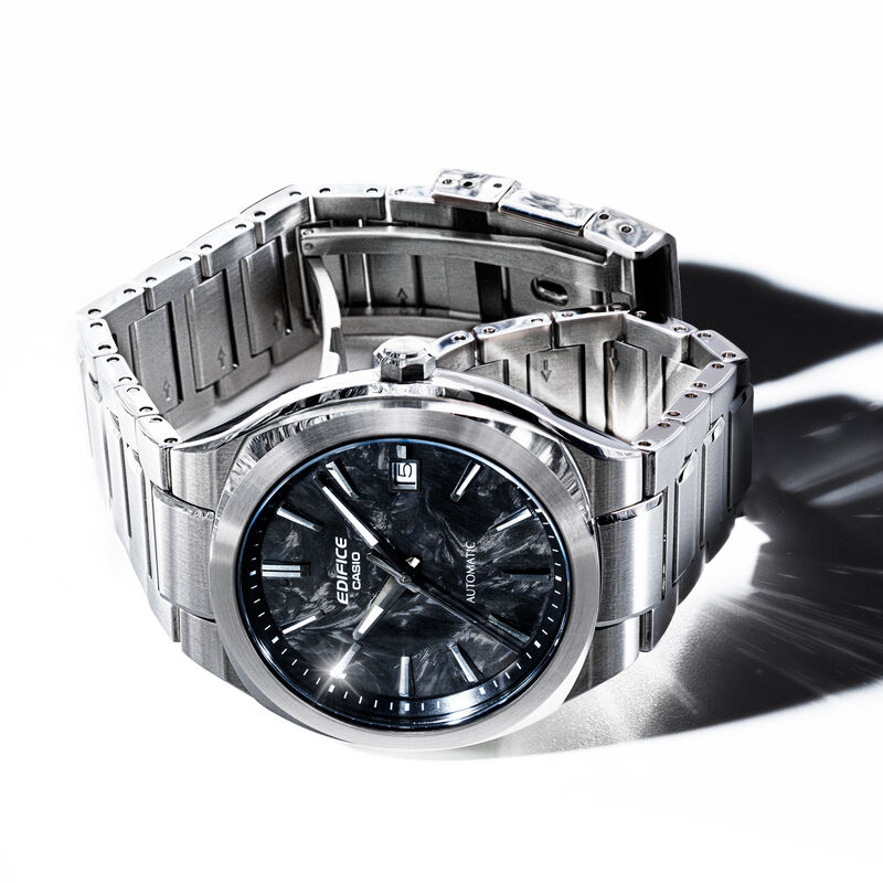 Casio Edifice Automatic Black Dial Watch, 38mm image number 3
