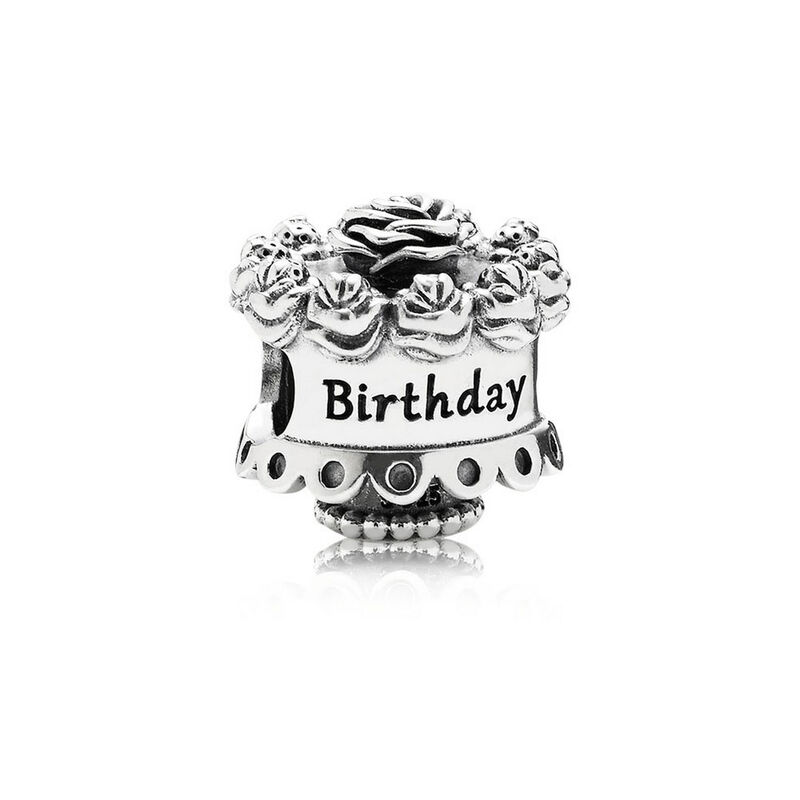 Pandora Happy Birthday Cake Charm image number 0