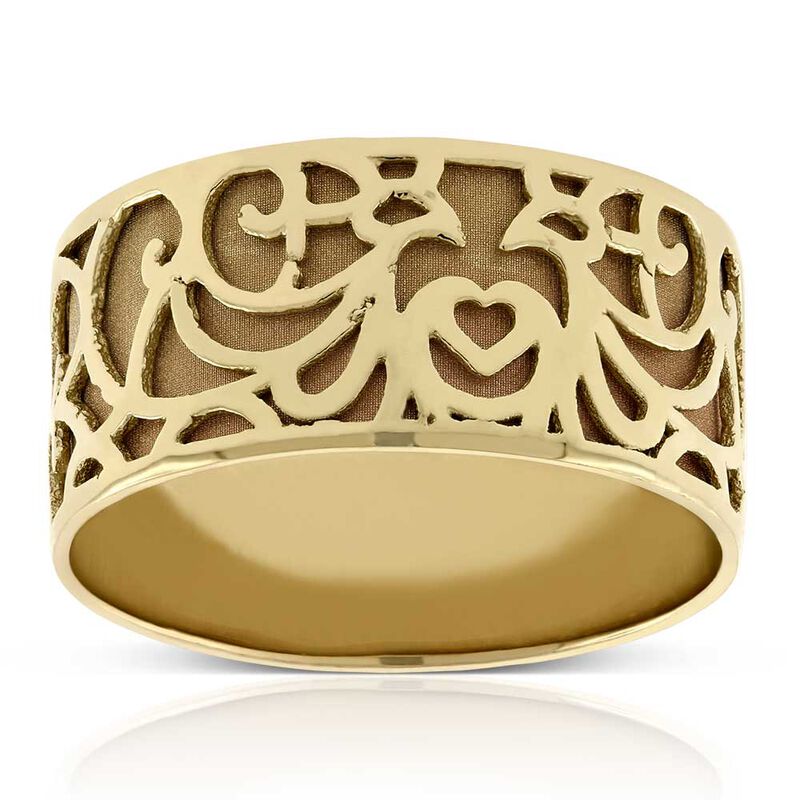 Toscano Carved Ring 14K, Size 7 image number 1