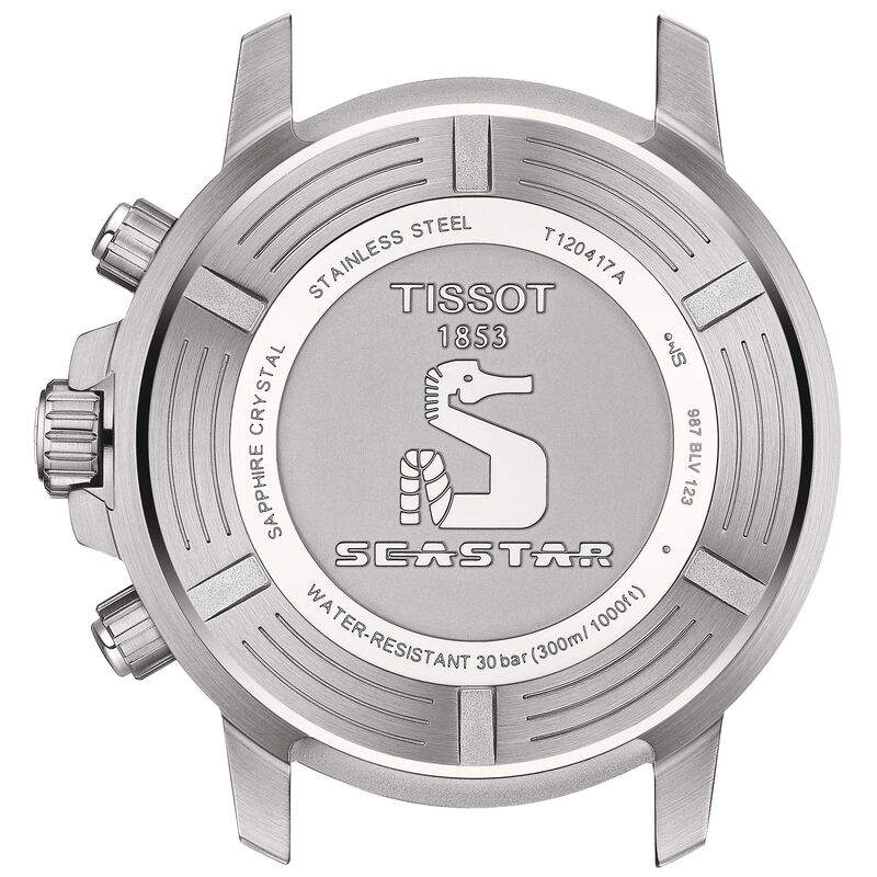 Tissot Seastar 1000 Chrono Blue Steel Quartz Watch, 45.5mm image number 2