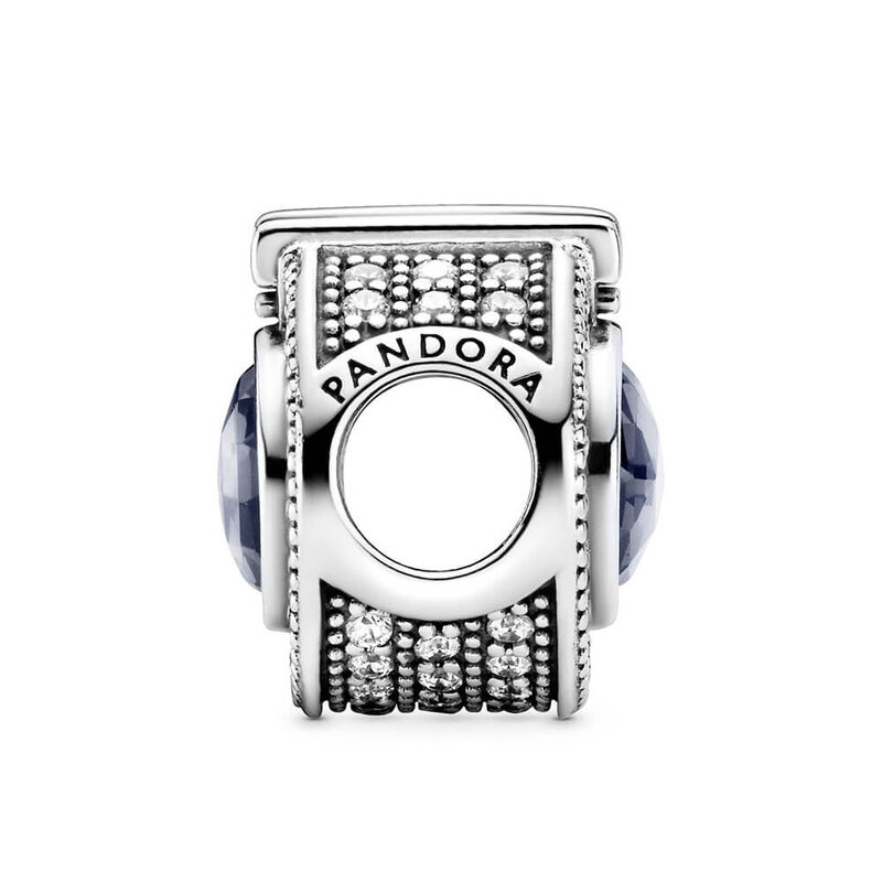 Pandora Sparkling Blue Crown O Crystal & CZ Charm image number 3