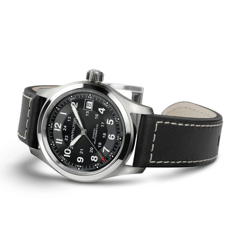 Hamilton Khaki Field Black Dial Watch, 38mm image number 2