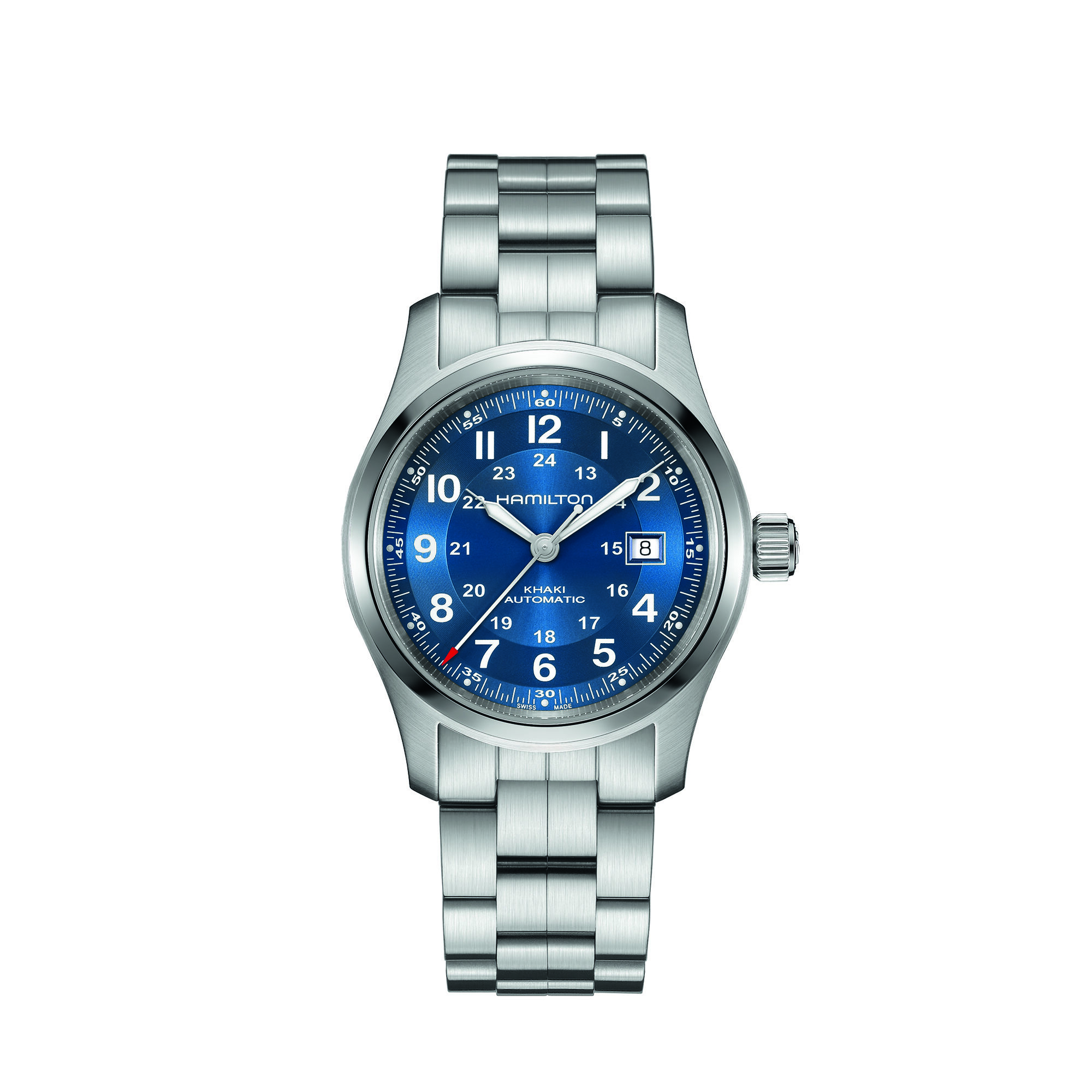 HAMILTON Khaki Automatic 腕時計 Hamilton Khaki Field Auto Blue Dial Watch, 42mm